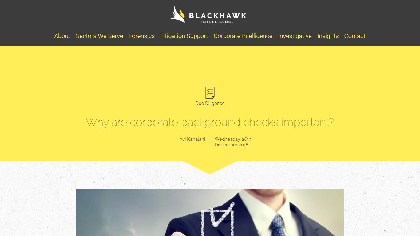 Why are corporate background checks important? - Blackhawk